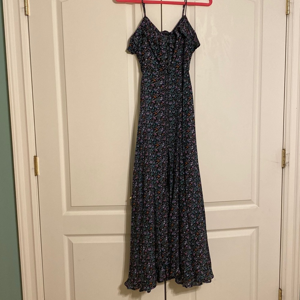 Urban Outfitters black floral maxi dress